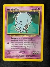 Wobbuffet 90 HP Pokemon Neo Discovery TCG Card 35/75