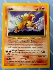Entei 17/64 (Non Holo) Neo Revelation VINTAGE Pokemon 2000