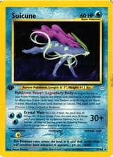 Pokémon TCG Suicune Neo Revelation Rare 1st Edition 27/64 Regular DMG