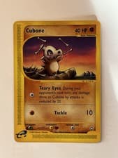 Pokémon TCG Aquapolis Cubone Card Regular, Common, 72/147 LP