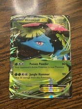 Pokemon Venusaur EX XY28 Black Star Promo Ultra Rare Holo - MP