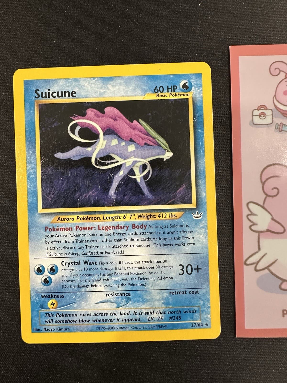 Suicune 27/64 Neo Revelation Rare Unlimited Pokémon Card 068 💎LP💎