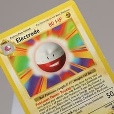 Pokemon TCG - Electrode 21/102 Base Set Rare Shadowless - EXC Crease