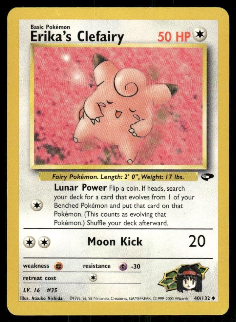 Gym Challenge #040/132 Erika's Clefairy