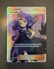 Acerola 142/147 SM Burning Shadows Full Art Holo Ultra Rare English 2017