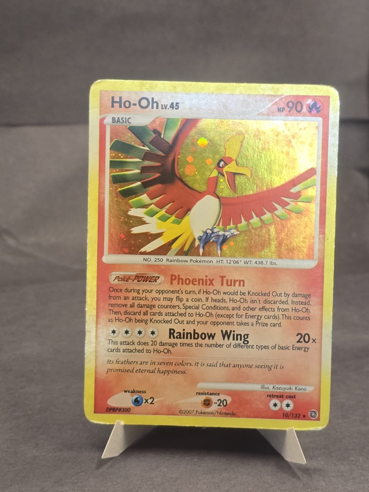 Pokemon Ho-Oh 10/132 Secret Wonders Holo