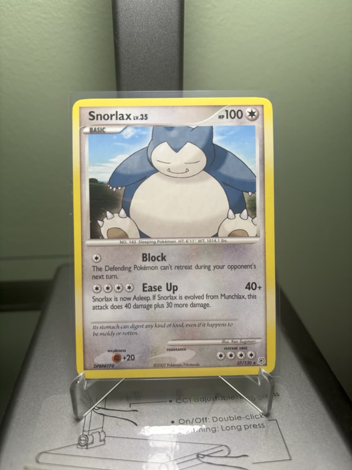 Snorlax #37/130 Diamond and Pearl Pokemon Rare