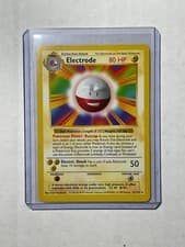 Pokémon Base Set Shadowless Electrode 21/102 Rare Non-Holo Vintage WOTC