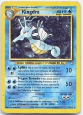 Kingdra Holo Rare Neo Genesis N1 Water Holo 008/111 HP/DMG