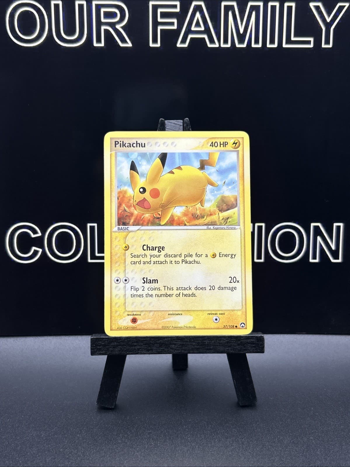 Pikachu 57/108 Regular EX Power Keepers Pokemon TCG