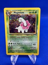 VTG 2000 Pokemon Neo Genesis Unlimited Meganium 10/111 Holo Rare LP