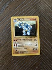 Pokémon TCG Machoke Base Set Shadowless 34/102 Uncommon 1st Edition 80 HP Engli…