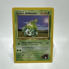 Pokémon TCG Erika's Bulbasaur 39/132 Gym Challenge Uncommon Unlimited Card LP