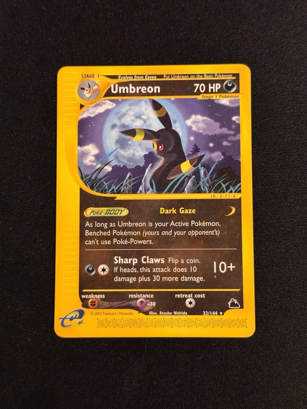 Umbreon 32/144 Skyridge Regular Lightly Played (LP)