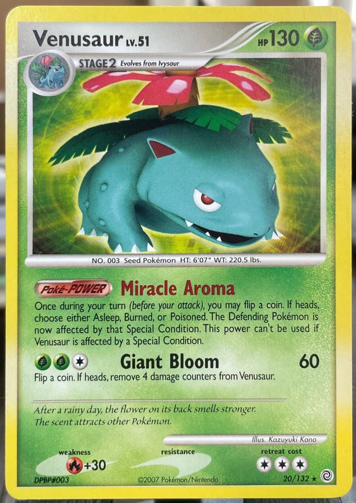 NM 💎 Venusaur - 20/132 - Non-Holo Rare - Secret Wonders - Pokemon