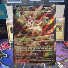 Sylveon V (Alternate Full Art) 184/203 SWSH07: Evolving Skies Holo