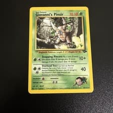 Giovanni's Pinsir 24/132 Unlimited Rare Gym Challenge Pokemon 2000 LP