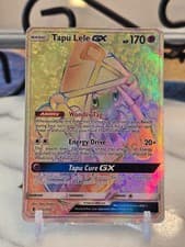 Pokemon TCG Tapu Lele GX (Secret) 155/145 Sm-Guardians Rising Holo HP