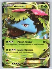 Venusaur EX Holo XY28 Promo XY Promo Pokemon DAMAGED