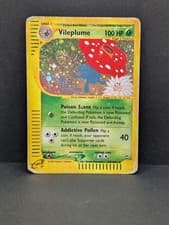 Vileplume H31/H32 Aquapolis Holo Ultra Rare Vintage Pokemon TCG HP+