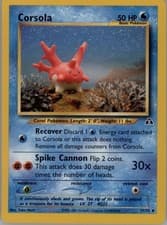 Corsola 37/75 Unlimited - Pokemon Neo Discovery