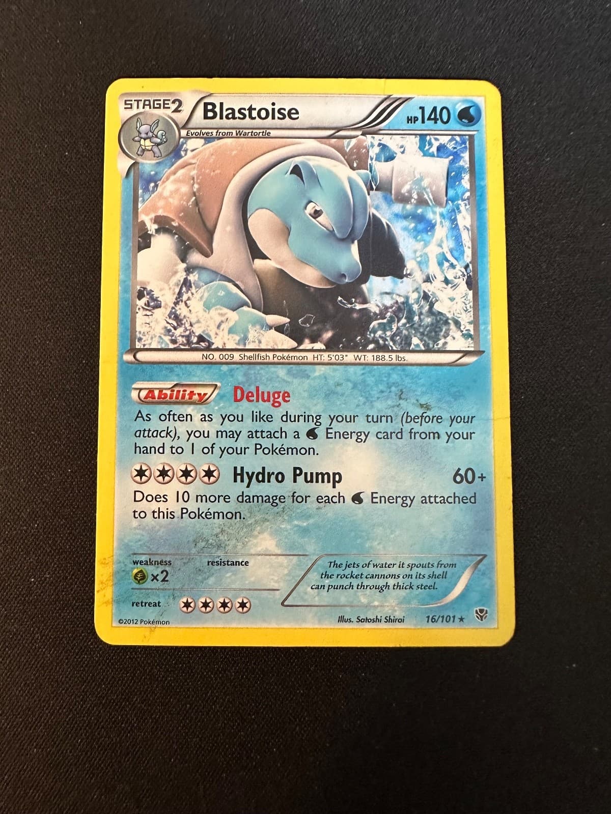 Blastoise 16/101 Plasma Blast Pokemon TCG MP