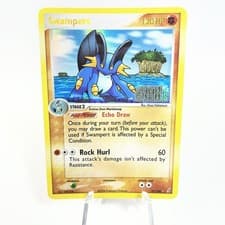 Pokemon Swampert 27/100 Holo Stamped Pokemon EX Crystal Guardians - NM/LP+