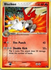 POP Series 1 #001/017 Blaziken (Writing back corner)