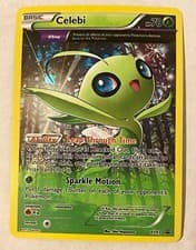 Pokemon TCG Celebi XY93 Promo Holo Theta Stop Basic 70 HP English 2015