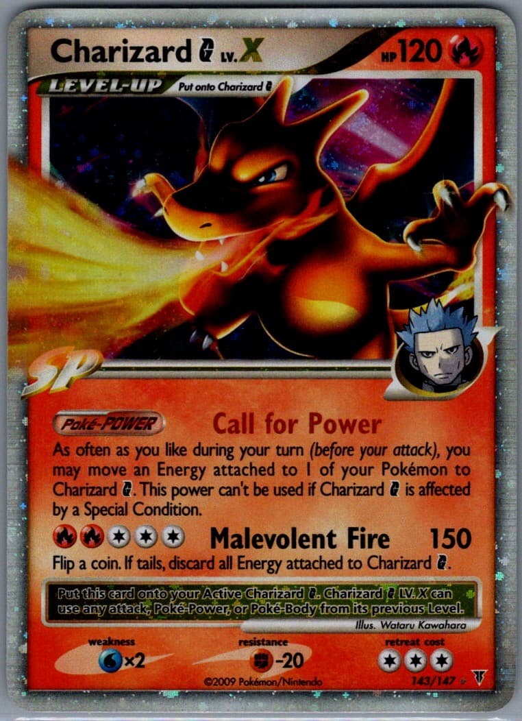 Charizard G Lv.X Ultra Rare Supreme Victors 143 LP