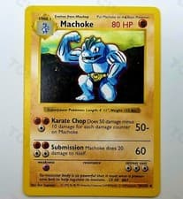 Pokémon TCG Shadowless Base Set 34/102 "Machoke" NMint-Mint
