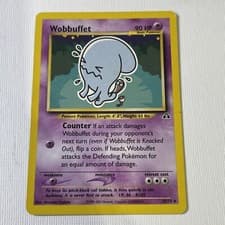 (Unlimited) Pokemon WOBBUFFET Card NEO DISCOVERY Set 35/75 Non-Holo RARE