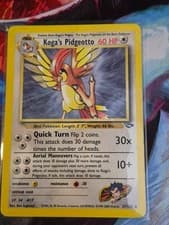 Koga's Pidgeotto Gym Challenge 27/132 Rare Unlimited Vintage 2000 LP!