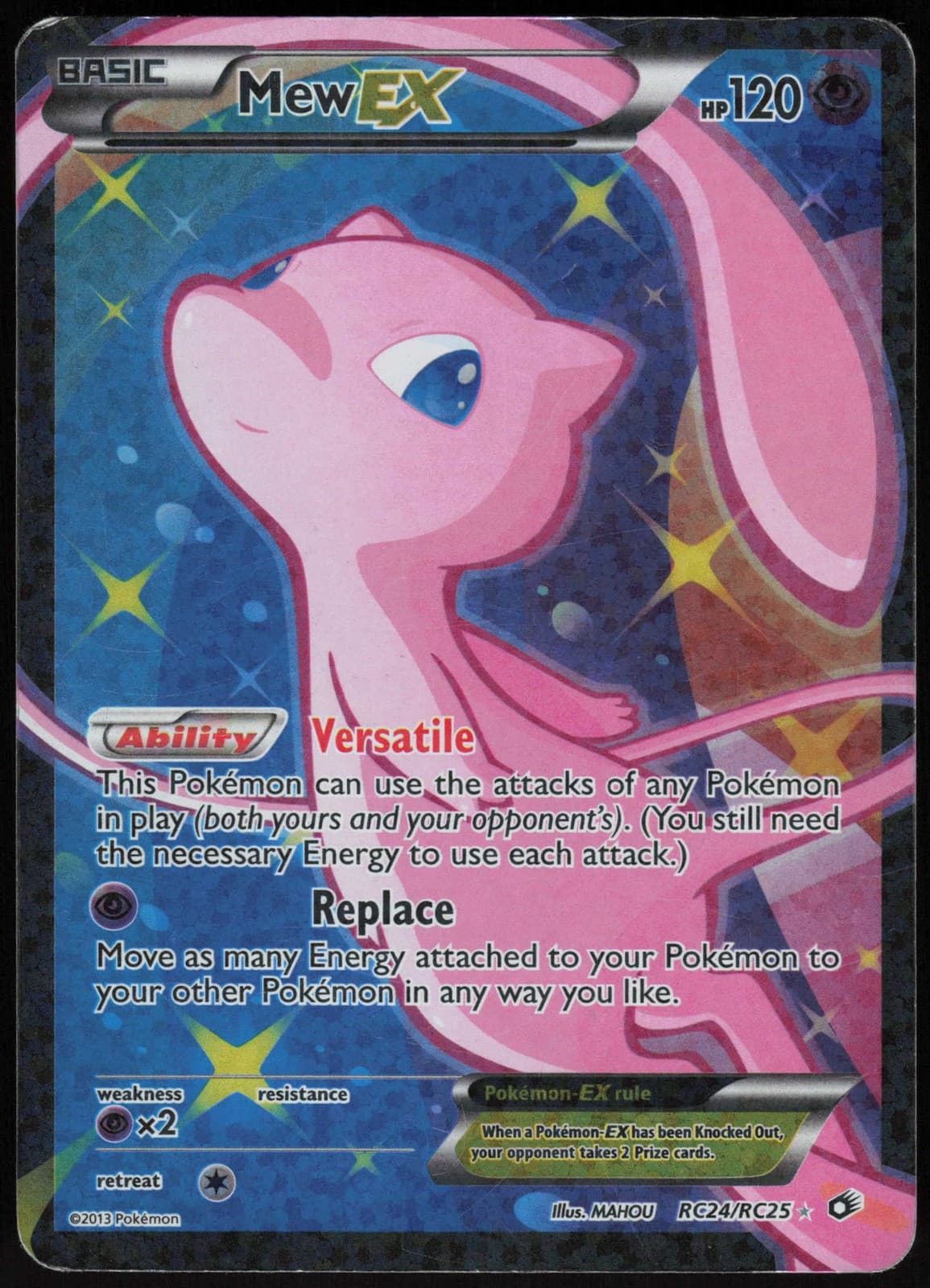 Mew EX (Full Art) Legendary Treasures: Radiant Collection RC24/RC25
