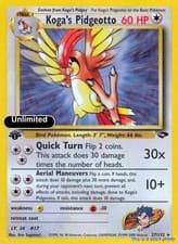 Koga's Pidgeotto 027/132 Gym Challenge LP Unlimited