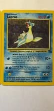RARE Near Mint Lapras 10/62 Holo | Pokemon Fossil Set 1999 Vintage Card 