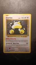 Snorlax XY179 Holographic Rare Promo