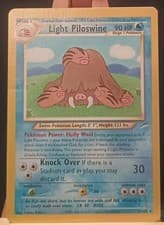 Pokemon Light Piloswine Neo Destiny 26/105 Rare Never Played