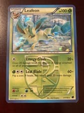 Leafeon 11/116 BW Plasma Freeze Cracked Ice Holo Deck Exclusives Pokémon Card MP