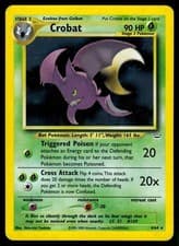 Crobat 4/64 Unlimited Holo Rare Neo Revelation Pokemon DMG