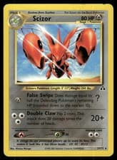 Scizor 29/75 Rare Neo Discovery Pokemon Unlimited Moderately Played