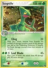 Sceptile - 4/17 - Pokemon Pop Series 1 Holo Card HP
