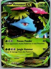 VENUSAUR EX XY28 HOLO PROMO XY PROMO POKEMON DAMAGED
