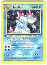 Feraligatr (4) Holo Rare Neo Genesis 004/111 MP-HP