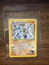Giovanni's Machamp 6/132 Gym Challenge Holo