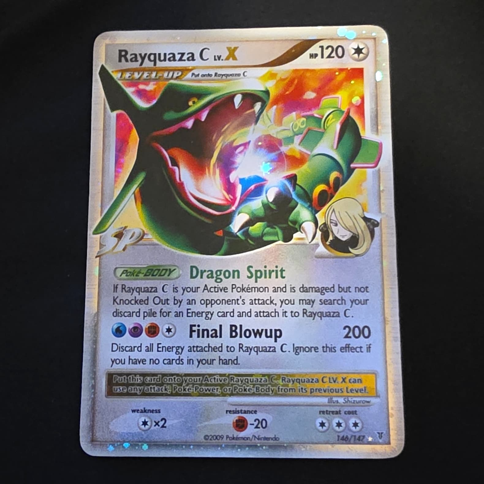 The Pokémon Company Rayquaza C Lv.X 146/147 Supreme Victors Holo ENG 2009