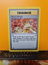 Pokemon Gym Heroes Uncommon Misty's Wrath 114/132 - Near Mint (LP)