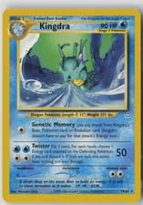 Kingdra 19/64 Rare Neo Revelation Pokemon Unlimited Moderately Played