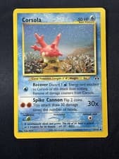 Corsola 37/75 Uncommon Neo Discovery Pokemon Unlimited MP Free Shipping A