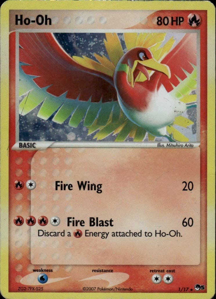 Ho-Oh Holo Rare POP Series 5 001/017 MP